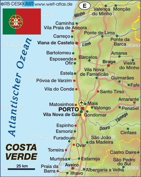 costa verde on map
